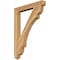 Ekena Millwork Olympic Arts & Crafts Rough Sawn Bracket, Western Red Cedar, 4"W x 34"D x 46"H BKT04X34X46OLY03RWR - alternate 1